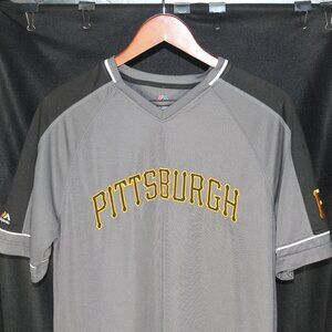 MLB Majestic Authentic Cool Base Pittsburgh Pirates Jersey-Large L